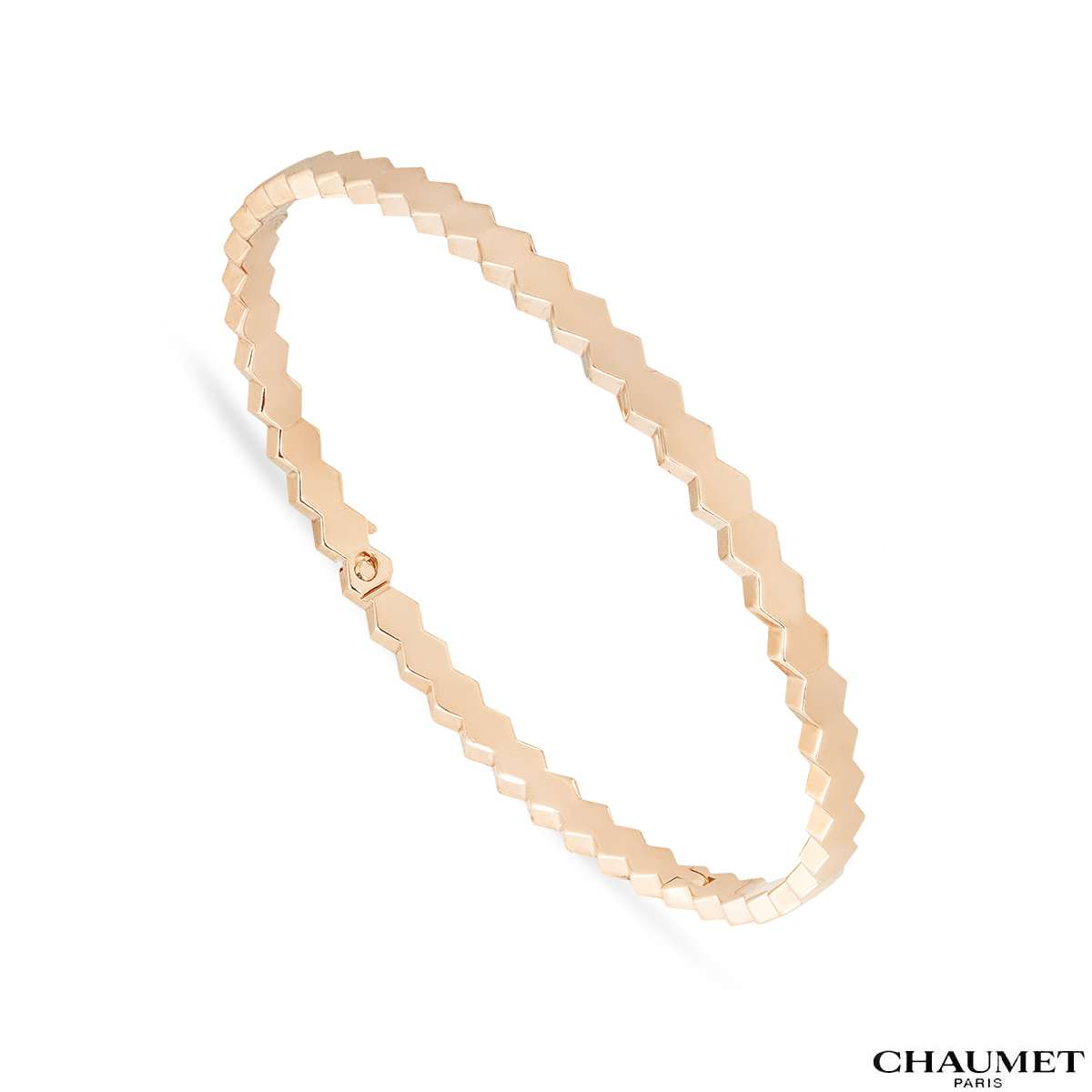 Chaumet Rose Gold Plain Bee de Chaumet Bracelet 083432